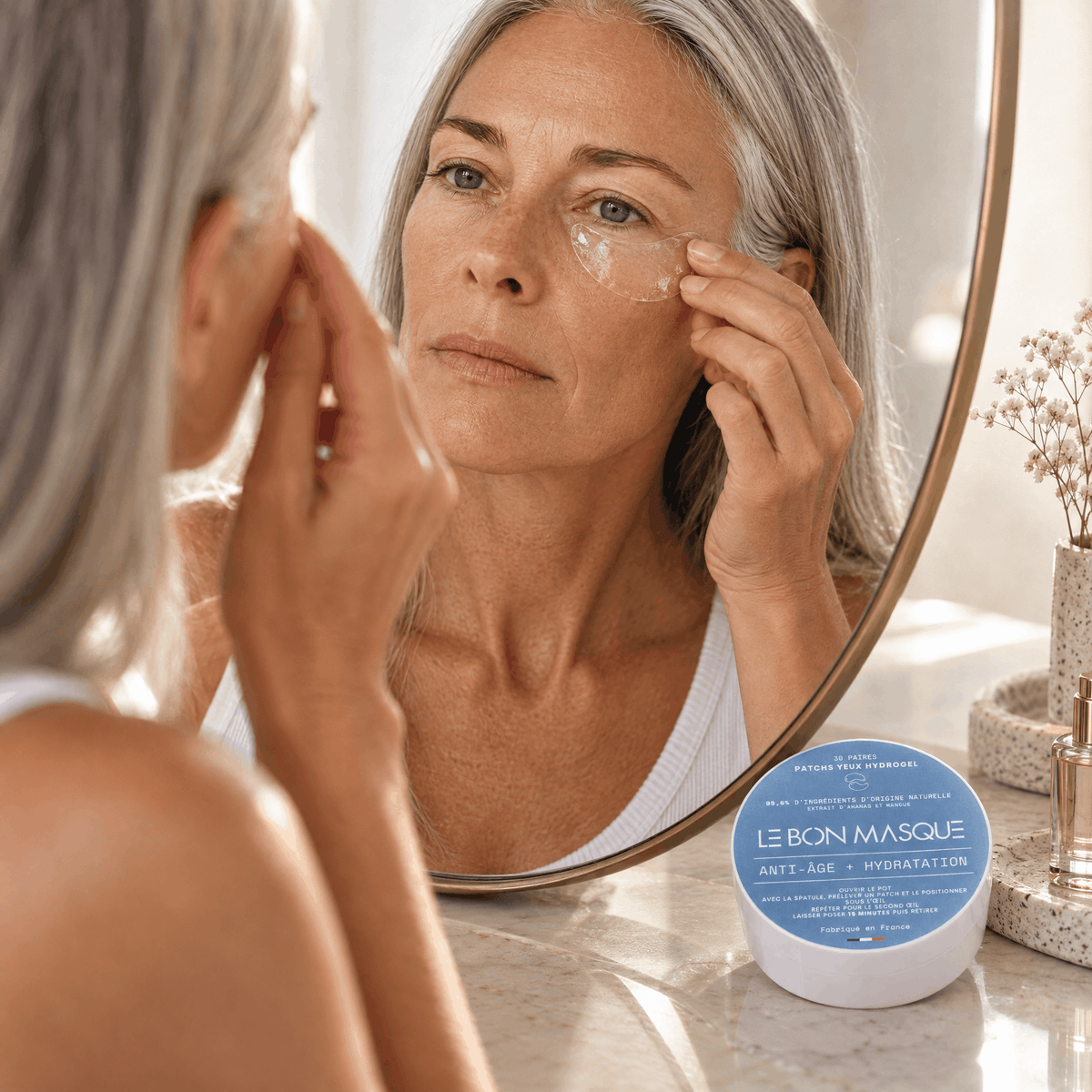 Patchs Yeux Hydrogel - Anti-Rides & Anti-Âge - Pot 30 Paires