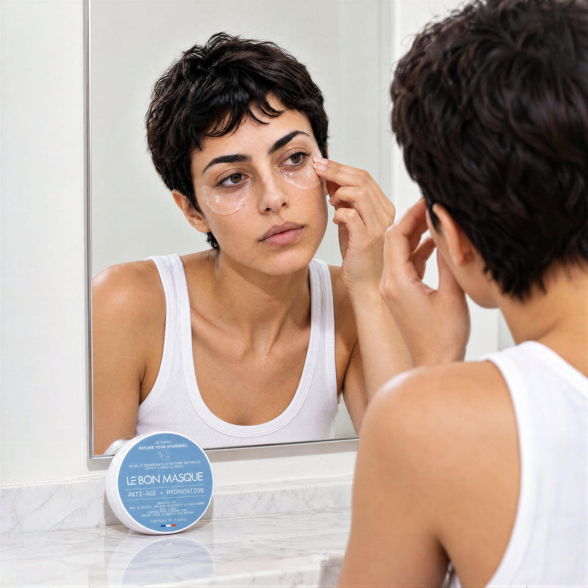 Patchs Yeux Hydrogel - Anti-Rides & Anti-Âge - Pot 30 Paires